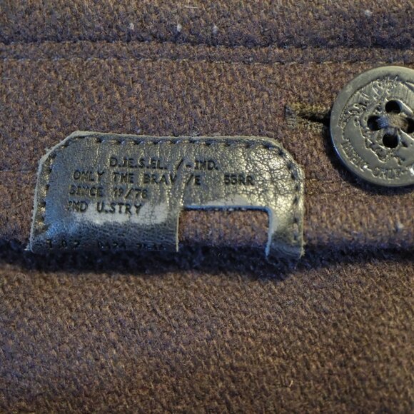 Diesel Pea coat XL Brown - Picture 9 of 10